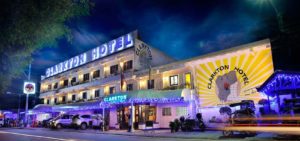 Clarkton Hotel Angeles City Front View At Night Angeles 1